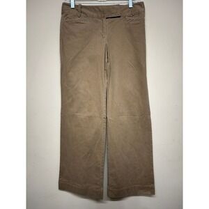 Ann Taylor LOFT Marisa Brown Straight Leg Chino Pants Women's Size 2 Office Work